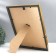 Photo frame Plastic "Mira" 21x29.7 cm, (A4) gold (plastic screen)
