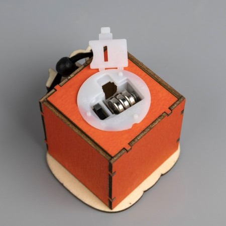 LED suspension "Jack Lantern" 8 × 5.5 × 5 cm, plastic, batteries LR1130x3, glow warm white-2