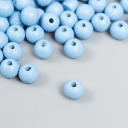 Beads for creativity "Blue" D-0.8 cm, set of 20 g