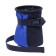 Training handbag for treats with belt for attaching to a belt, blue