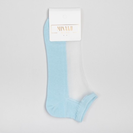 Women's socks glass minku color blue, size 36-37 (23 cm)-5