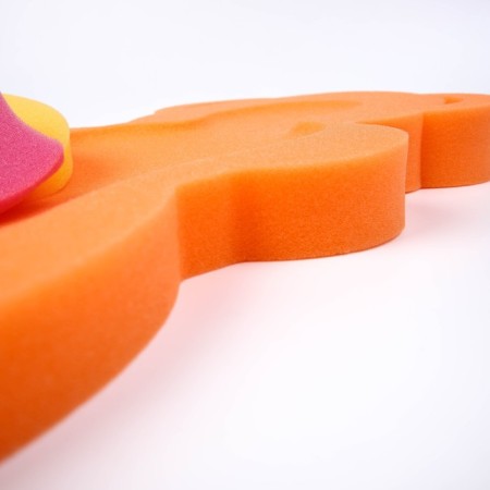 Maxi swimming lining "Bear", yellow/orange color, 55x30x6cm-7