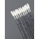 Applicators for lipstick and shine, set - 10 pcs, 9 cm, black color