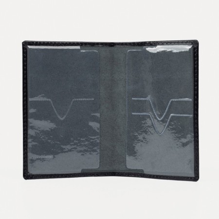 Cover for passport, black color-2