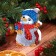 New Year's application with sequins "New Year. Snowman"