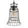 Bayerlux lamp "Bell" 1x40W E27 Black 19x19x120 cm.