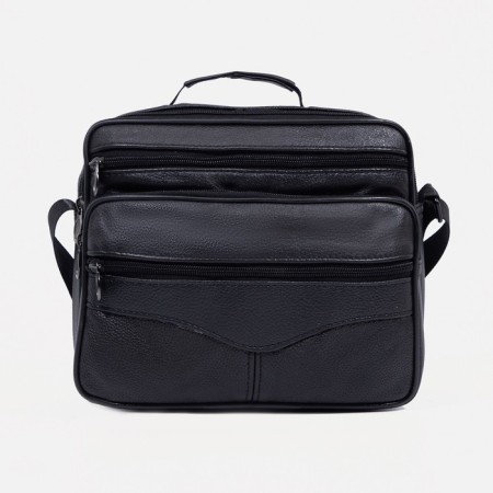 Male bag, black color-1