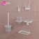 Soap dish IDDIS Slide Sliwtg0i42, 107x116x71 mm, matte glass, white matte