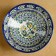 Suditsa Rishtan ceramics "Flowers", 25 cm, blue