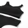Female set (top, panties) Black color, size 42-44