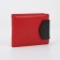 Women's wallet on magnet, red color