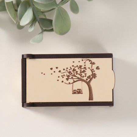 Casket "Tree with a swing" 7x4x2 cm-4