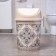 A bucket with a floating lid "Mosaic" 14 l, decor