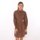 Women's dress, dark beige color, size 44