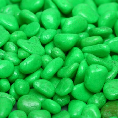 The soil is decorative, fluorescent, green, fr. 5-10 mm, 350 g