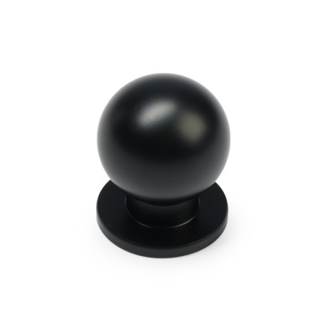 Handle button Cappio RK146, D = 25 mm, black color-1