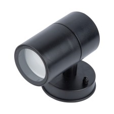 Street lamp Uniel, 7 W, GU10, IP65, 76.5x119x110 mm, black color black