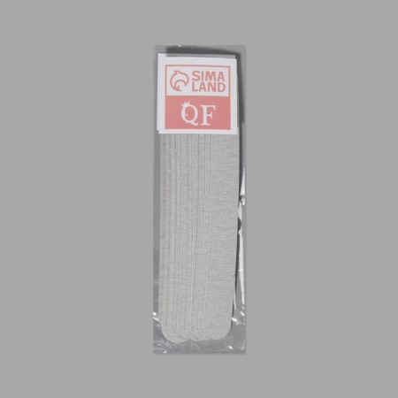 Frone file for a file, on a foamed basis, abrasiveness 240, 18 cm, packing 10 pcs, color gray color-8