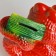 New Year. Symbol 2025. Piggy bank "Snake with a bill" 20x16cm, red