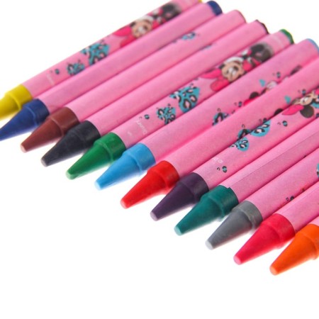 Wax pencils, set of 12 colors, Minnie Mouse-4