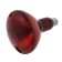 Infrared lamp, 250 watts, E 27, 220V, wavelength of 2500 nm, red sausage