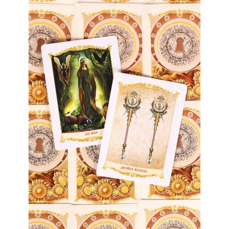 Tarot "Mirror of Fate", fortune -tier cards 13.5 x 8 cm, with instructions-1