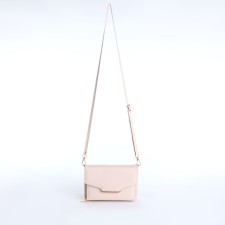 Women's bag with lightning, white color