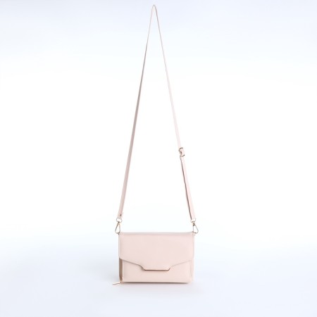 Women's bag with lightning, white color