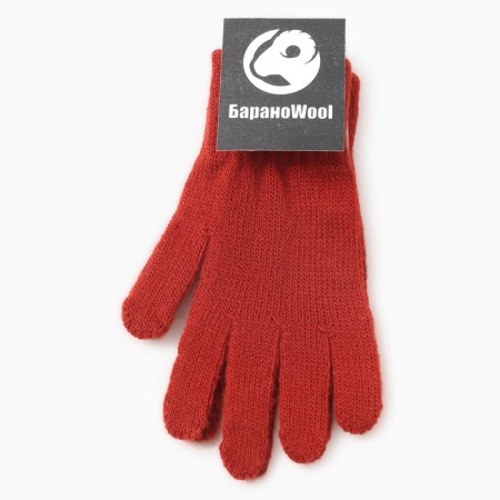 Baby gloves, brick color, river 12-3