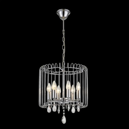 Evora Causte 6x60W E14 Chrome 38x38x34cm-1
