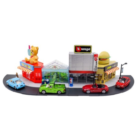 Set of game BBURAGO “Build your city! Mail ", with a Street Fire machine, 1:43-4