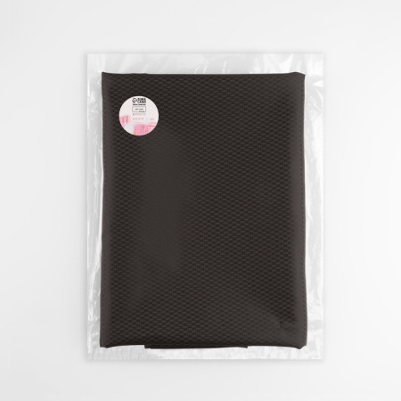 Lining fabric "rhombus", 100 % polyester, 1 × 1.4 m, color dark chocolate-8