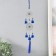 Wind music metal, plastic "Circles of flowers from the evil eye" 5 bells h = 30 cm