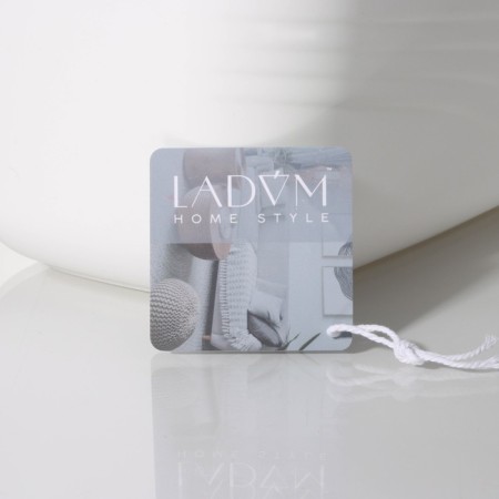 Storage container with handle LADOM "Laconism", 39.5 × 22.5 × 17 cm, white color-6