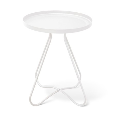 Journal table, 400x400x450, white muar-2