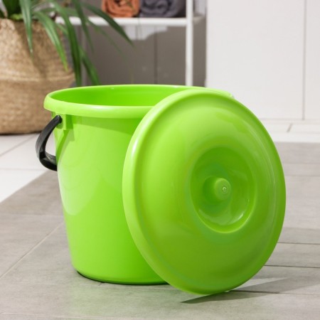 A bucket with a lid, 10 l, color mix-2