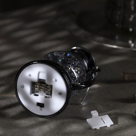 LED figure "Black Lantern" 8 × 12 × 6 cm, plastic, batteries AG13x3, glow warm white-2