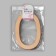 Handles for bags are wooden, d = 13 × 7.5 / 17 × 11.5 cm, 2 pcs, beige color