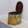 Country toilet, h = 36 cm, without a bottom, with holes for attaching to the floor, mix