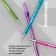 Gel pen Erichkrause R-301 Spring Gel Stick, blue ink, node 0.5 mm, letter line 600 meters