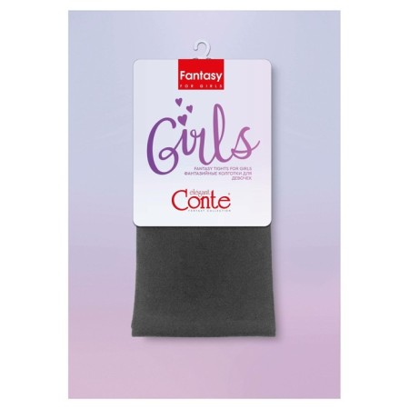Tights Content Contte Elegant Melange, height 146-152 cm, Grafit color-4