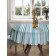 The tablecloth “Striped open spaces”, round, Saten, d = 150 cm