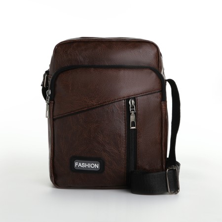 Male bag, brown color-1