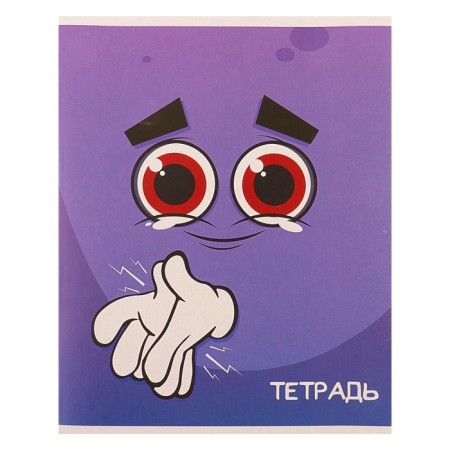 Notebook of 48 sheets in Calligrata Smiley-2 Calligrata, covered cardboard, OFSET block, mix-2