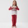 New Year. Pajama Children's KAFTAN "X-MAS" Size 28 (86-92 cm)