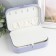 Casket to the leatherette for jewelry "Matte surface" Lilac 16x11x5 cm