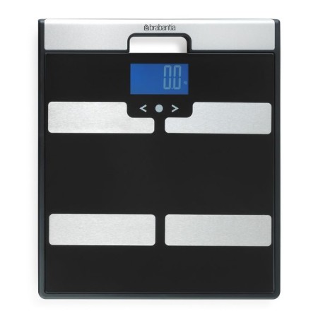 Floor scales Brabantia, diagnostic, up to 160 kg, 4haa, glass, black