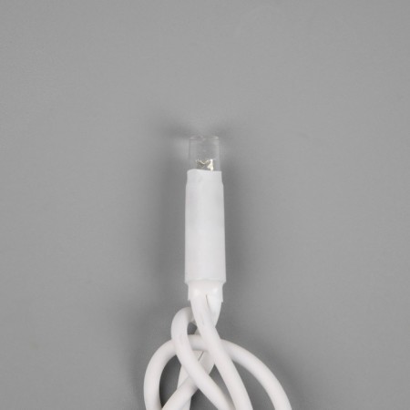 Garland “thread” 10 m, IP65, UMS, white rubber thread, 100 LED, white glow, flicker, 220 V-2