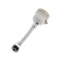 Zein aerator, with stream adjustment, on a flexible hose, 190mm, 3 modes, plastic, white
