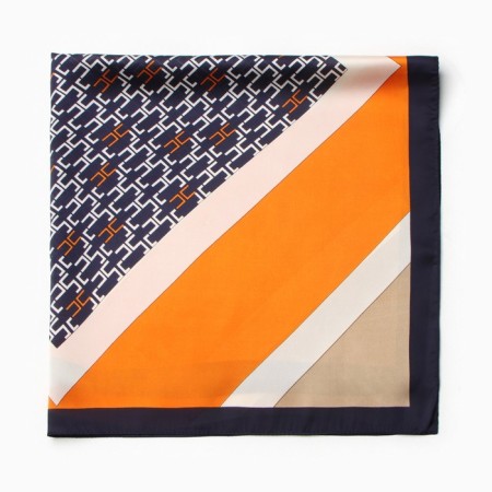 Women's scarf minku 70*70 cm, orange-2